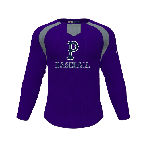 [CUS-DFW-PULL-FLC-CNK-LSL-PUR-YS-LOGO2] Pullover (Youth S, Purple, Logo 2)