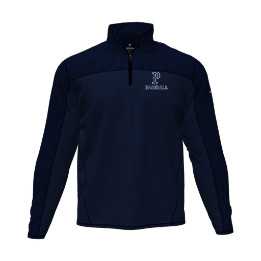 [CUS-DFW-QTRZ-PER-LSL-NVY-AS-LOGO2] Quarter Zip Pullover (Adult S, Navy, Logo 2)