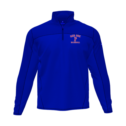 [CUS-DFW-QTRZ-PER-LSL-RYL-AS-LOGO3] Quarter Zip Pullover (Adult S, Royal, Logo 3)