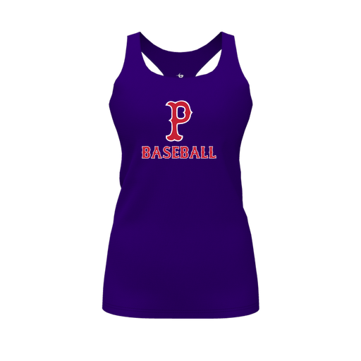 [CUS-DFW-RCBK-PER-PUR-FYS-LOGO1] Racerback Tank Top (Female Youth S, Purple, Logo 1)