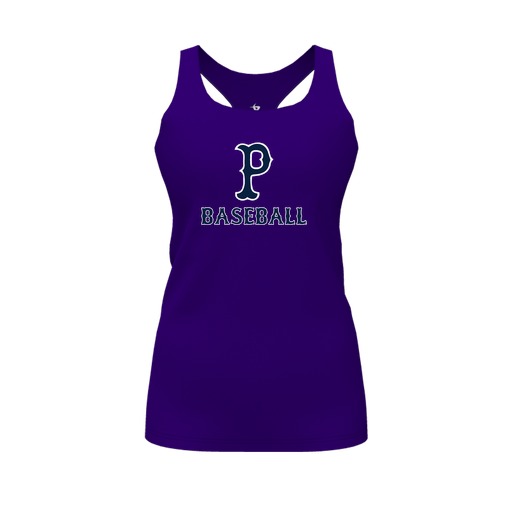 [FT0TRBPP-FYS-LOGO2] Decker Racerback Tank Top (Female Youth S, Purple, Logo 2)
