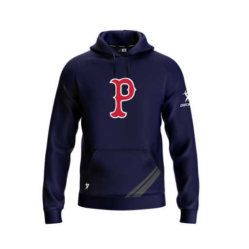 [FOLHSMNV-YXS-LOGO1] Decker Summit Hoodie (Youth XS, Navy, Logo 1)