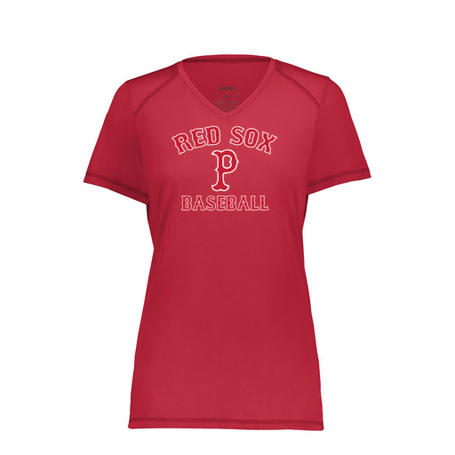 [6844.083.XS-LOGO3] Women's SoftTouch Short Sleeve (Female Adult XS, Red, Logo 3)