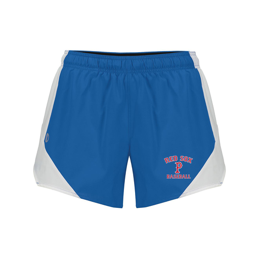 [229489.H02.S-LOGO3] Girls Olympus Shorts (Female Youth S, Royal, Logo 3)