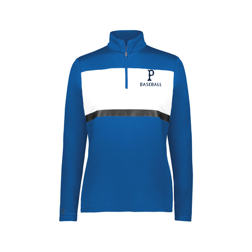 [222791.280.XS-LOGO2] Ladies Bold 1/4 Zip Pullover (Female Adult XS, Royal, Logo 2)