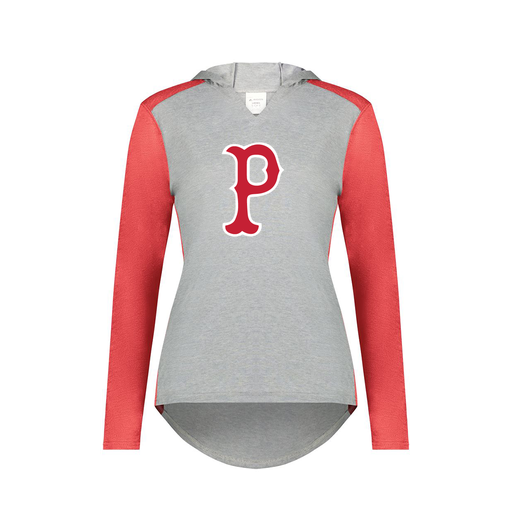 [6902.27V.XS-LOGO1] Ladies Vintage Hoodie (Female Adult XS, Red, Logo 1)