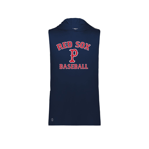 [222590.065.XS-LOGO3] Men's CoolDry Sleeveless Hoodie (Adult XS, Navy, Logo 3)