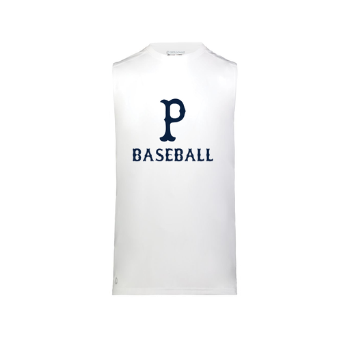 [222593.005.S-LOGO2] Men's CoolDry TankTop (Adult S, White, Logo 2)