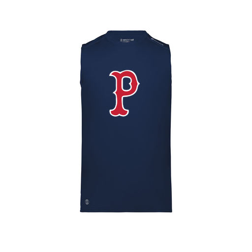 [222593.065.S-LOGO1] Men's CoolDry TankTop (Adult S, Navy, Logo 1)