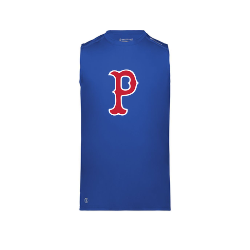 [222593.060.S-LOGO1] Men's CoolDry TankTop (Adult S, Royal, Logo 1)