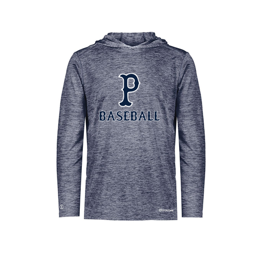 [FOLHCGNV-AS-LOGO2] Decker Men's Charge Hoodie (Adult S, Navy, Logo 2)