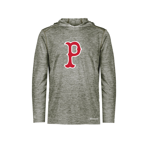 [FOLHCGGY-AS-LOGO1] Decker Men's Charge Hoodie (Adult S, Gray, Logo 1)