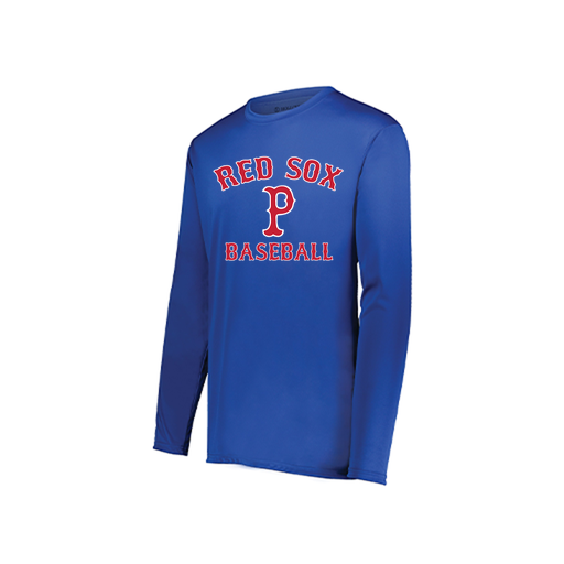 [222822.060.XS-LOGO3] Men's LS Smooth Sport Shirt (Adult XS, Royal, Logo 3)