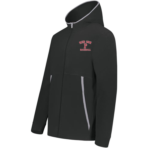 [6858.080.XS-LOGO3] Men's Chill Full Zip Fleece (Adult XS, Black, Logo 3)