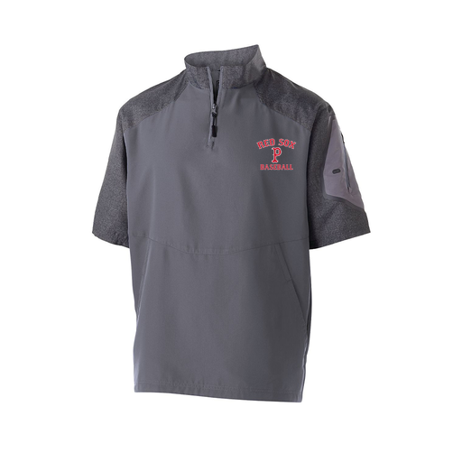 [229545.H60.XS-LOGO3] Men's Raider SS Pullover (Adult XS, Gray, Logo 3)