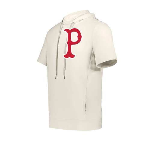 [222505.907.S-LOGO1] Men's Venturs Soft Knit Short Sleeve Hoodie (Adult S, White, Logo 1)