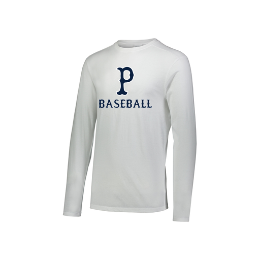 [3076.005.S-LOGO2] Youth LS Ultra-blend T-Shirt (Youth S, White, Logo 2)
