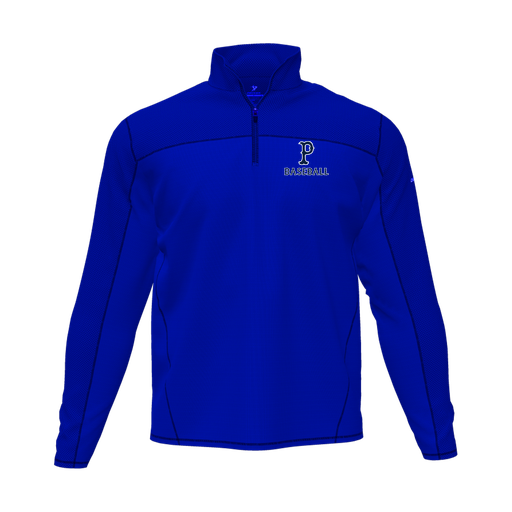 [CUS-DFW-QTRZ-PER-LSL-RYL-AS-LOGO2] Quarter Zip Pullover (Adult S, Royal, Logo 2)