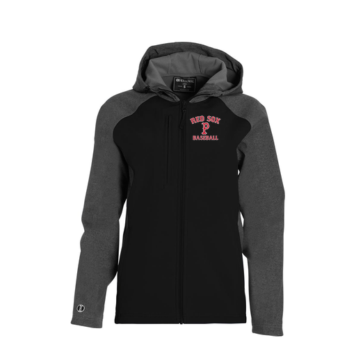 [229357.H05.XS-LOGO3] Soft Shell Full Zip Jacket - Womens (Female Adult XS, Black, Logo 3)