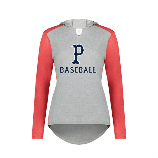 [6902.27V.XS-LOGO2] Ladies Vintage Hoodie (Female Adult XS, Red, Logo 2)