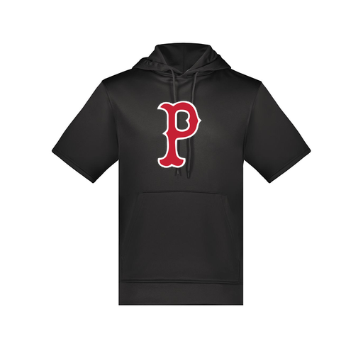 [6871.080.S-LOGO1] Men's Dri Fit Short Sleeve Hoodie (Adult S, Black, Logo 1)