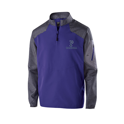 [229155.H68.XS-LOGO2] Men's Raider LS Pullover (Adult XS, Purple, Logo 2)