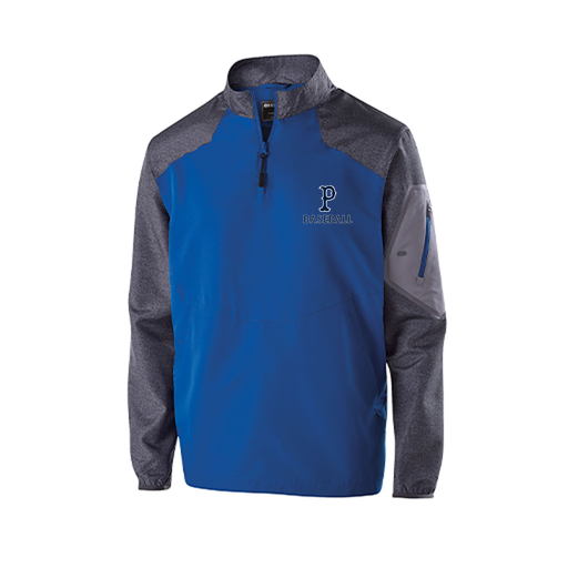 [229155.H02.XS-LOGO2] Men's Raider LS Pullover (Adult XS, Royal, Logo 2)