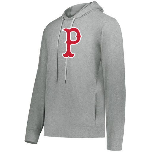 [222698.013.S-LOGO1] YOUTH VENTURA THIN KNIT HOODIE (Youth S, Silver, Logo 1)
